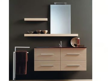 THAIS 22 - Wall-mounted vanity unit with drawers by LASA IDEA - view 2